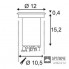 SLV 227680 — Уличный напольный встраиваемый светильник SOLASTO