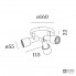 Wever & Ducre 157520B0 — Потолочный накладной светильник SARA on base 3.0